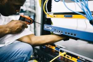 Server rack installation